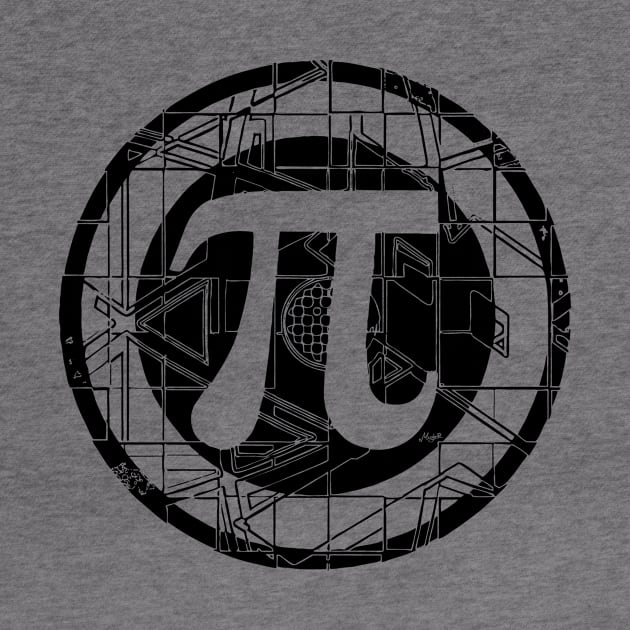 Pi Day Symbol Irrational Round B by Mudge